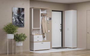 Модульная прихожая Антре (Олмеко) Белый